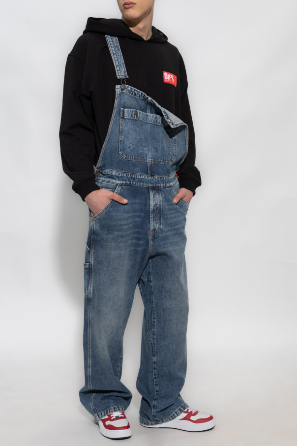 Diesel best sale dungarees mens